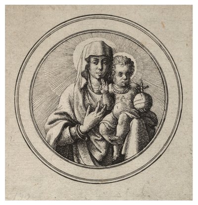 Virgin and Child by Wenceslaus Hollar
